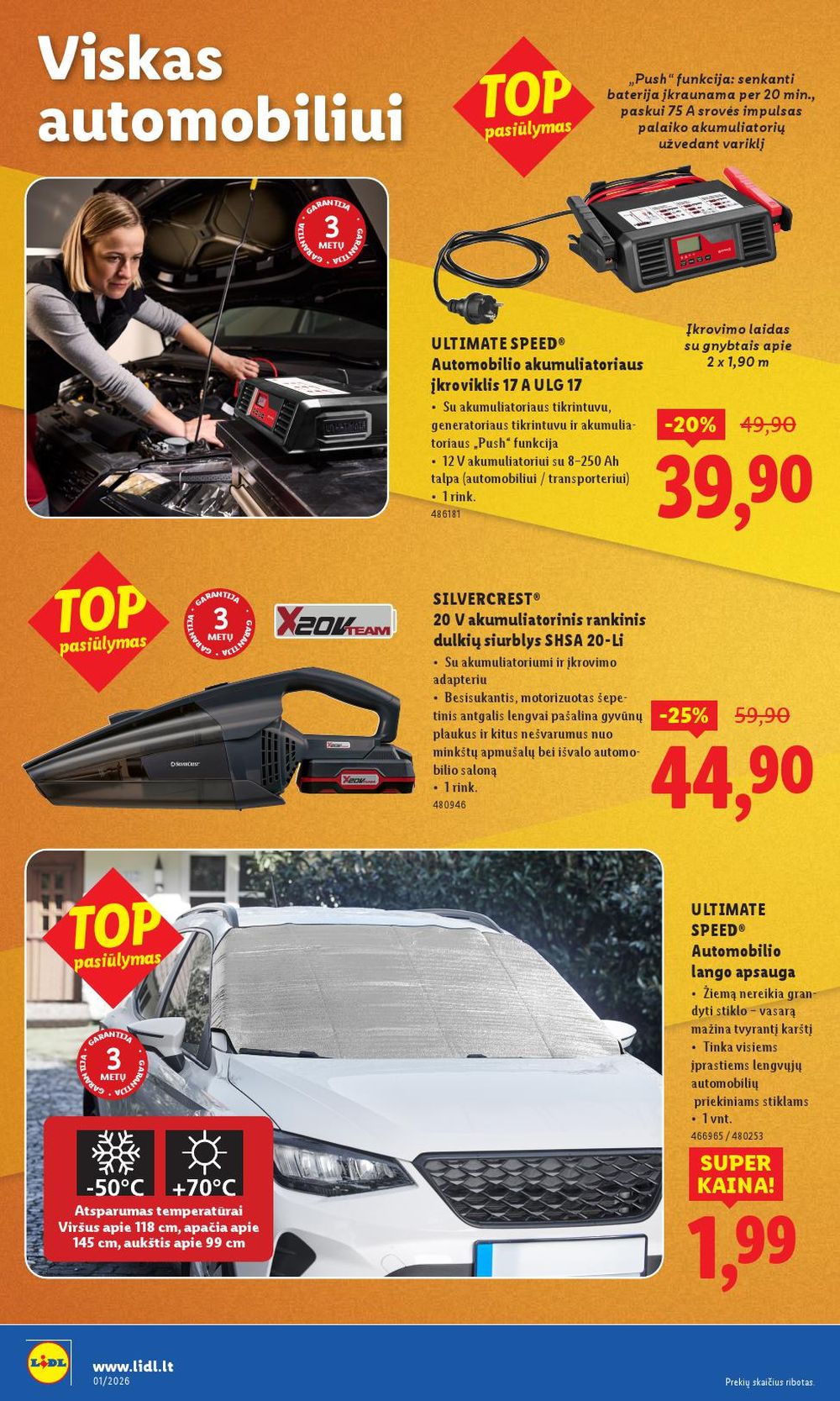 lidl - LIDL - Ne maisto prekių pasiūlymai (2025 12 29 - 2026 01 04) - page: 20