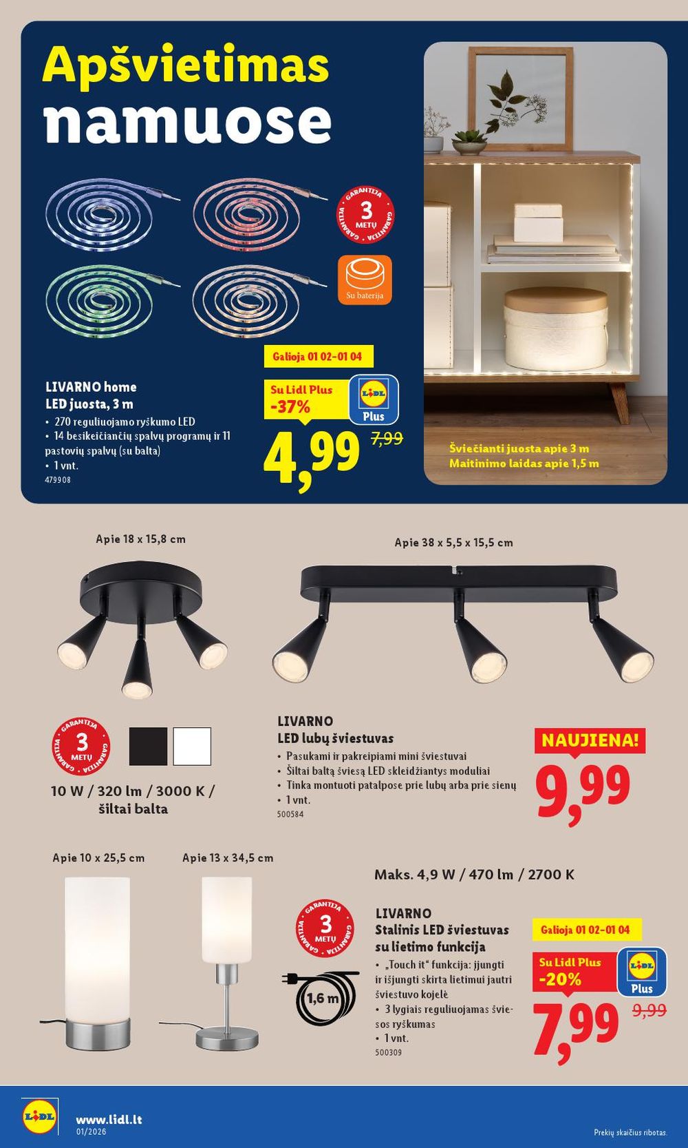 lidl - LIDL - Ne maisto prekių pasiūlymai (2025 12 29 - 2026 01 04) - page: 36