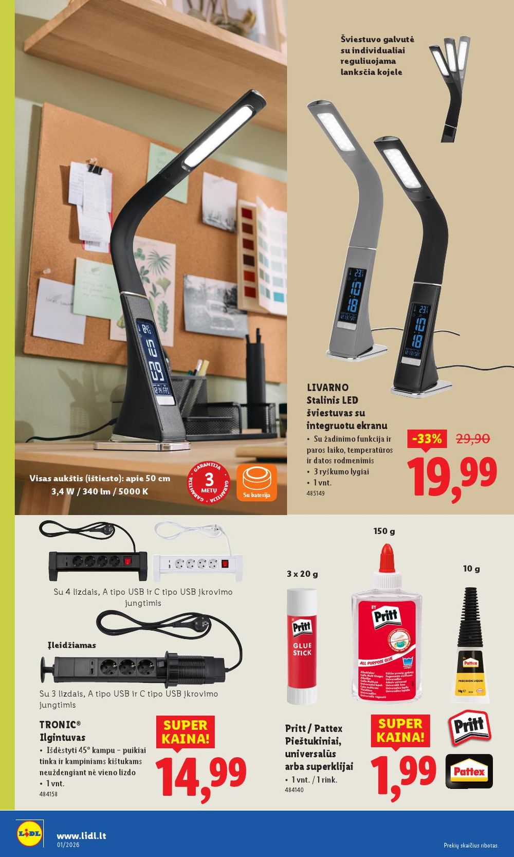 lidl - LIDL - Ne maisto prekių pasiūlymai (2025 12 29 - 2026 01 04) - page: 18