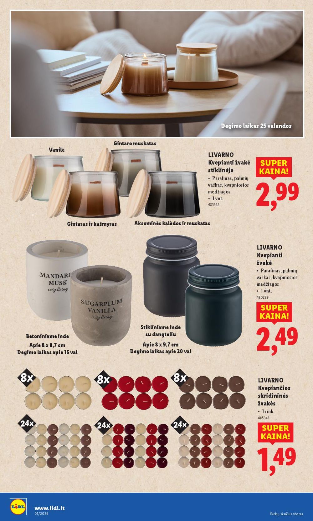 lidl - LIDL - Ne maisto prekių pasiūlymai (2025 12 29 - 2026 01 04) - page: 34