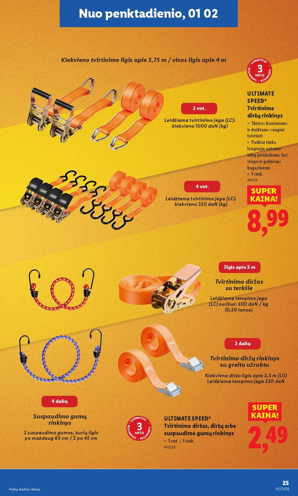 lidl - LIDL - Ne maisto prekių pasiūlymai (2025 12 29 - 2026 01 04) - page: 25