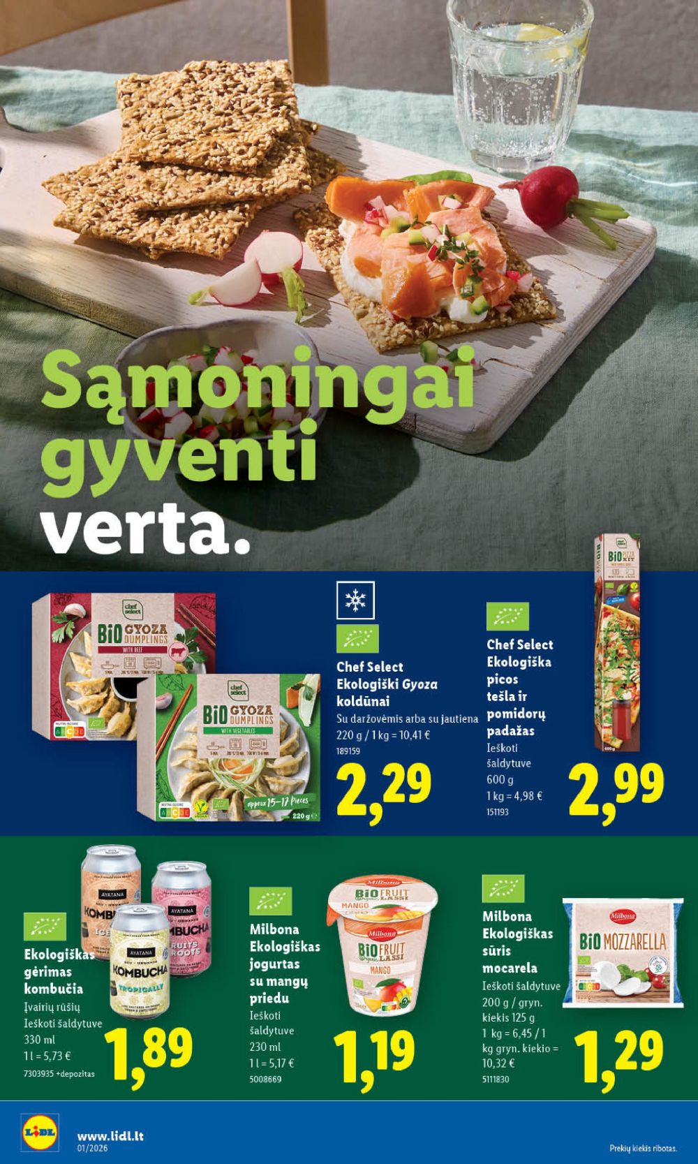 lidl - LIDL - Maisto prekių pasiūlymai (2026 01 02 - 2026 01 04) - page: 16