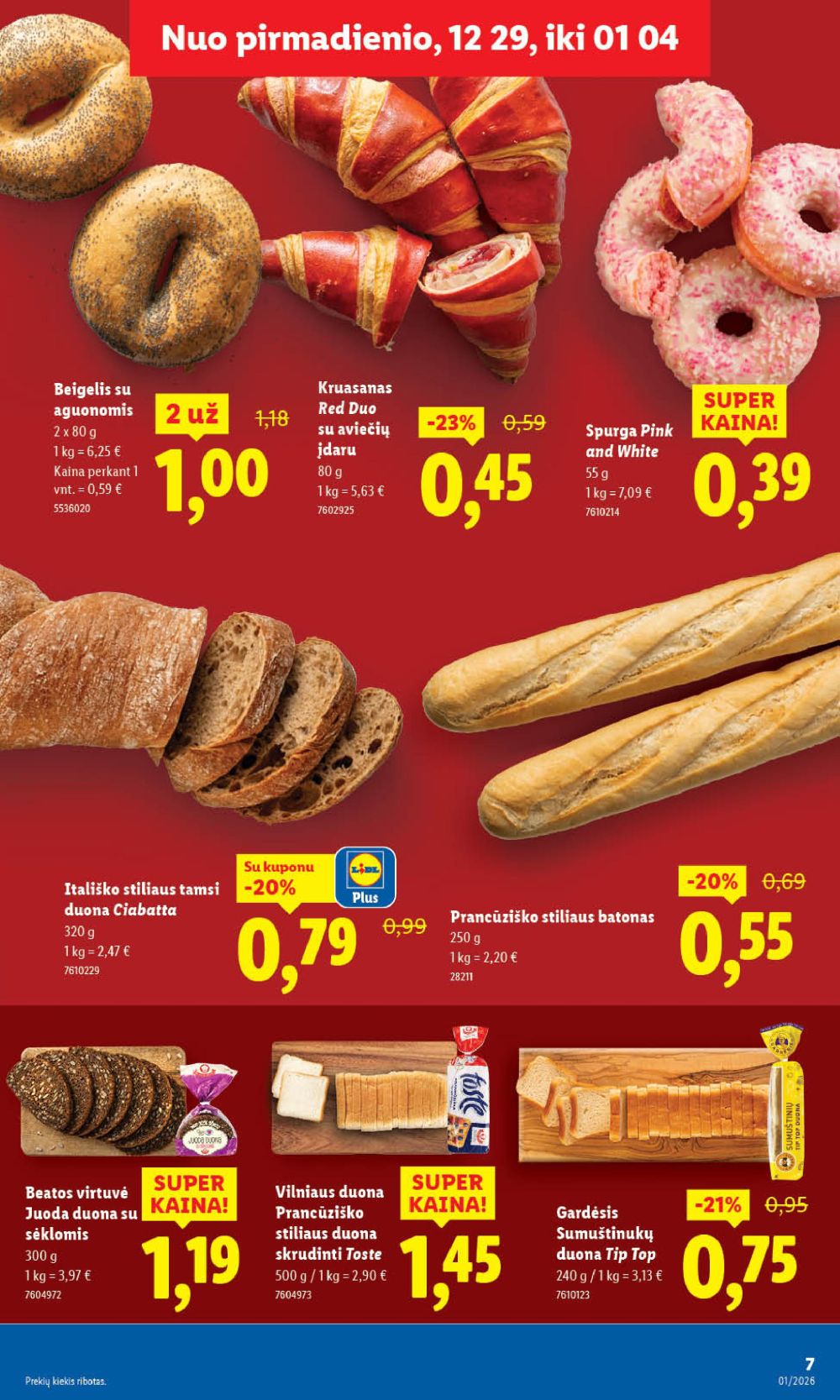 lidl - LIDL - Maisto prekių pasiūlymai (2026 01 02 - 2026 01 04) - page: 7