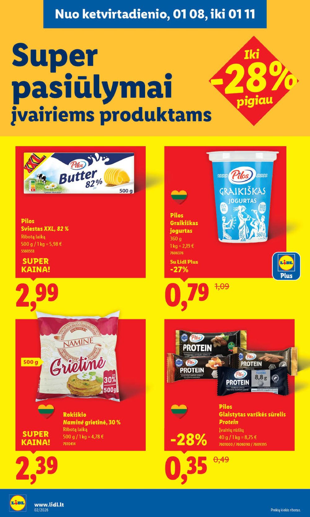 lidl - LIDL - Maisto prekių pasiūlymai (2026 01 05 - 2026 01 11) - page: 34