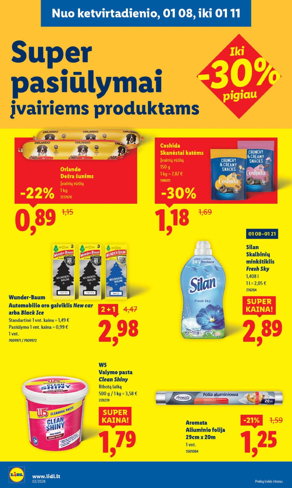 lidl - LIDL - Maisto prekių pasiūlymai (2026 01 05 - 2026 01 11) - page: 32