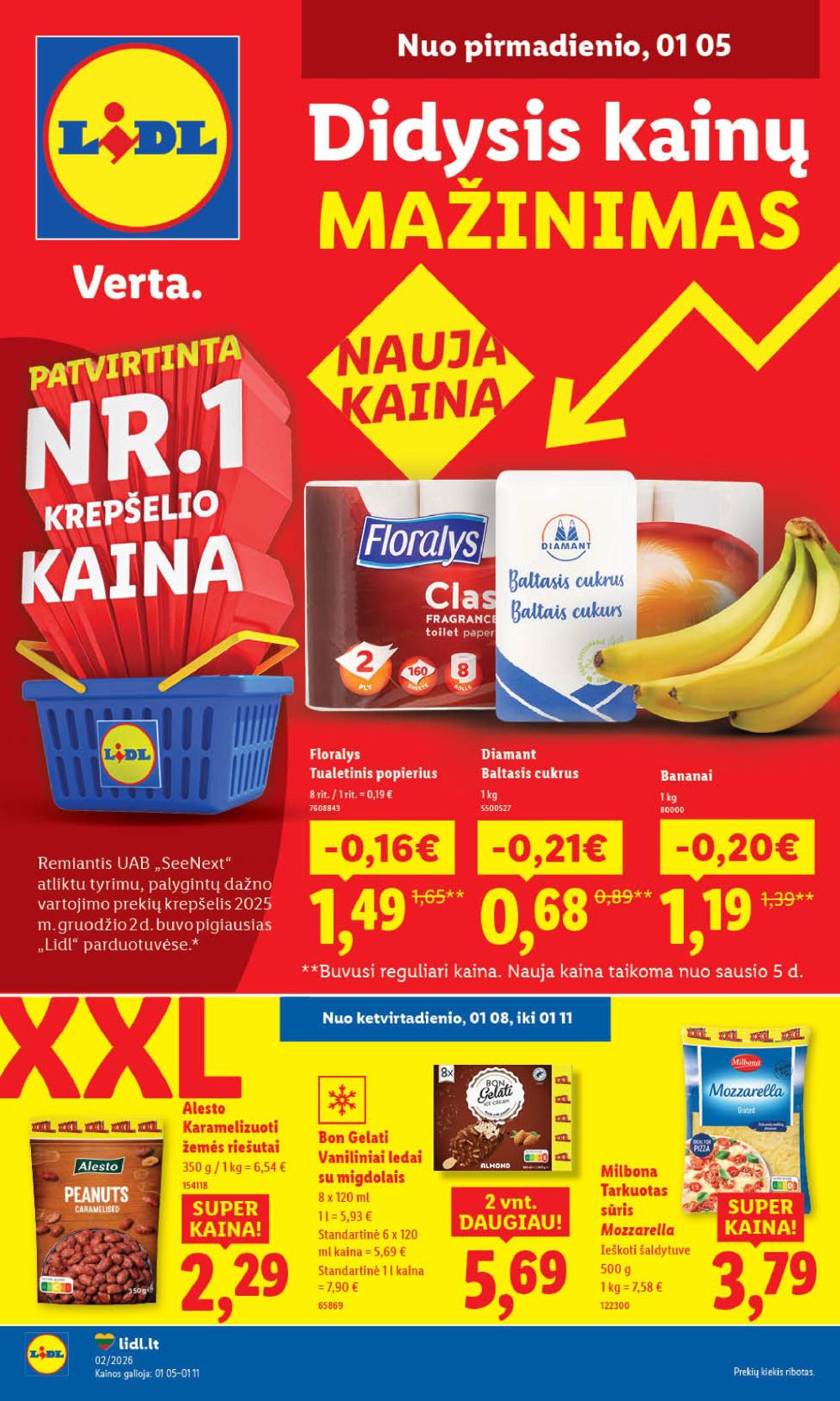 lidl - LIDL - Maisto prekių pasiūlymai (2026 01 05 - 2026 01 11)