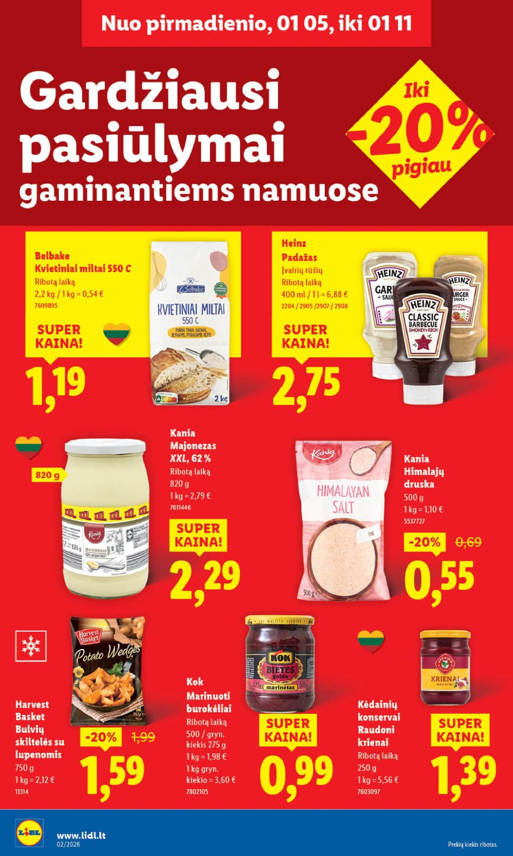 lidl - LIDL - Maisto prekių pasiūlymai (2026 01 05 - 2026 01 11) - page: 12