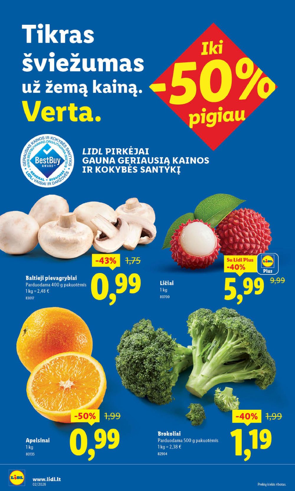 lidl - LIDL - Maisto prekių pasiūlymai (2026 01 05 - 2026 01 11) - page: 20