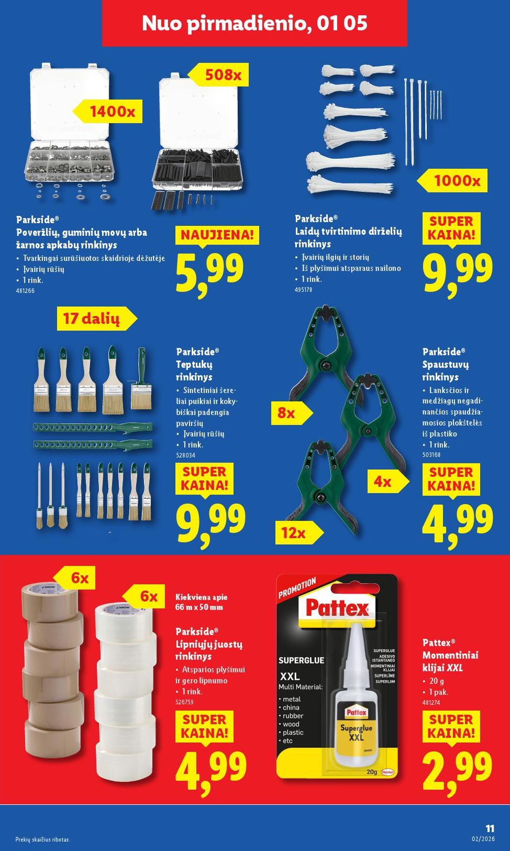 lidl - LIDL - Ne maisto prekių pasiūlymai (2026 01 05 - 2026 01 11) - page: 11