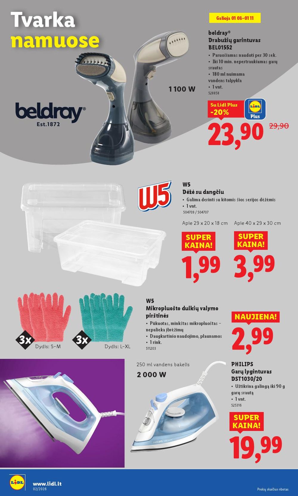 lidl - LIDL - Ne maisto prekių pasiūlymai (2026 01 05 - 2026 01 11) - page: 24