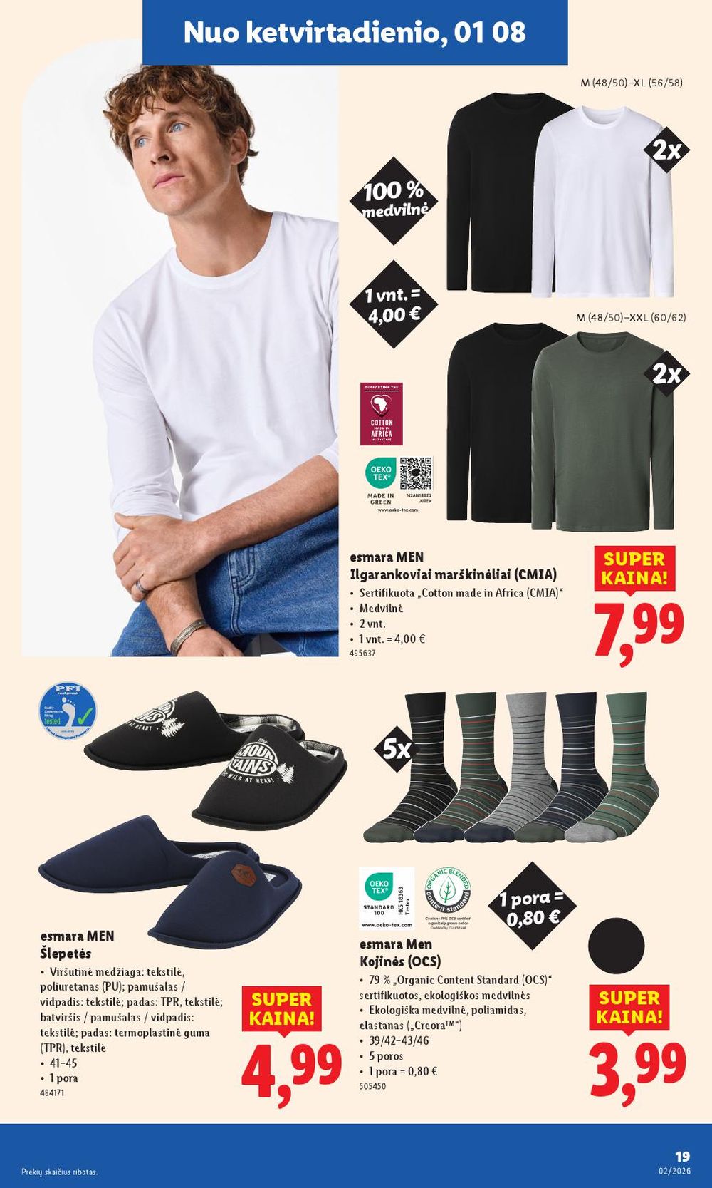 lidl - LIDL - Ne maisto prekių pasiūlymai (2026 01 05 - 2026 01 11) - page: 19