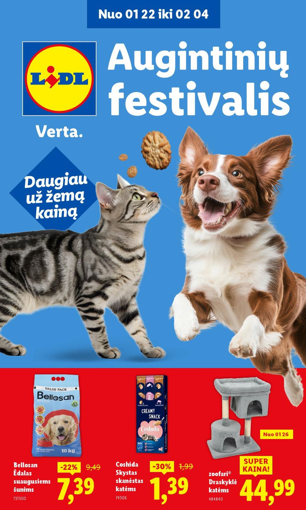 lidl - LIDL - Maisto prekių pasiūlymai (2026 01 22 - 2026 02 04)