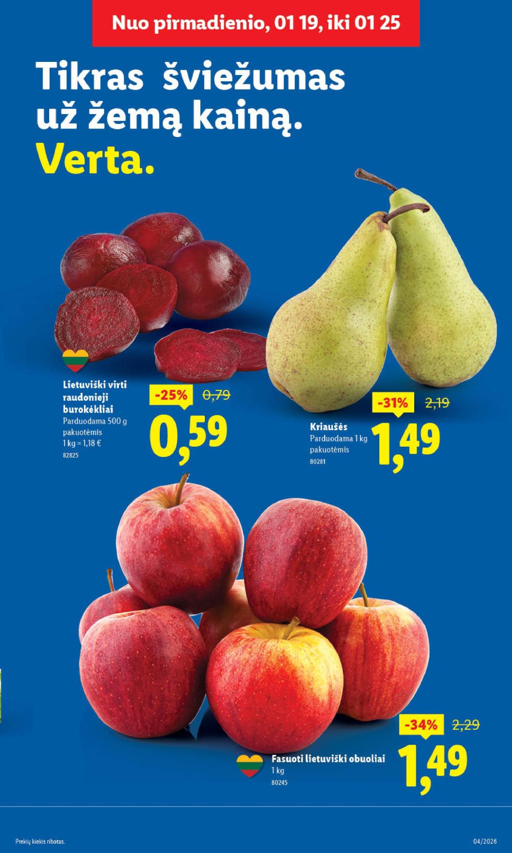 lidl - LIDL - Maisto prekių pasiūlymai (2026 01 19 - 2026 01 25) - page: 5