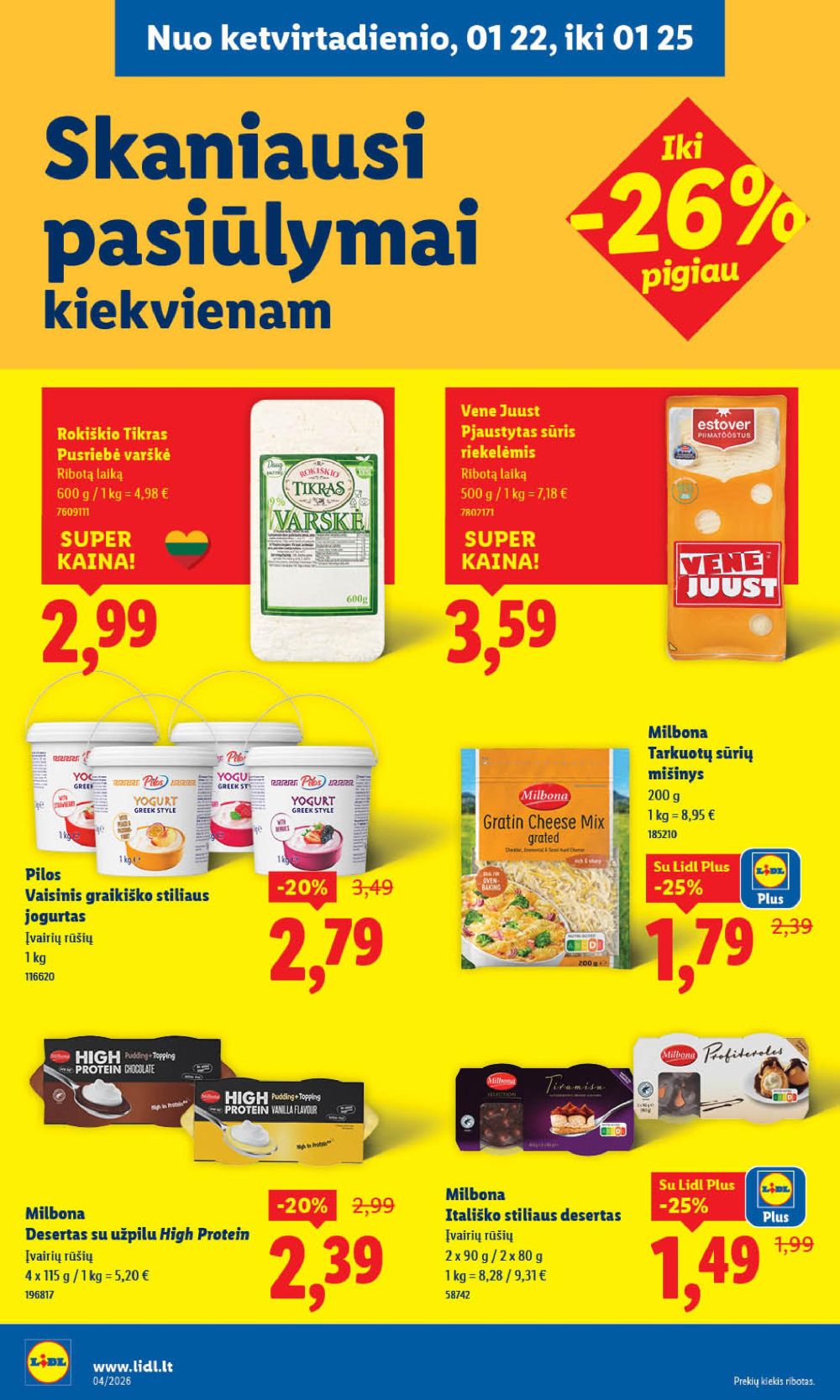 lidl - LIDL - Maisto prekių pasiūlymai (2026 01 19 - 2026 01 25) - page: 36