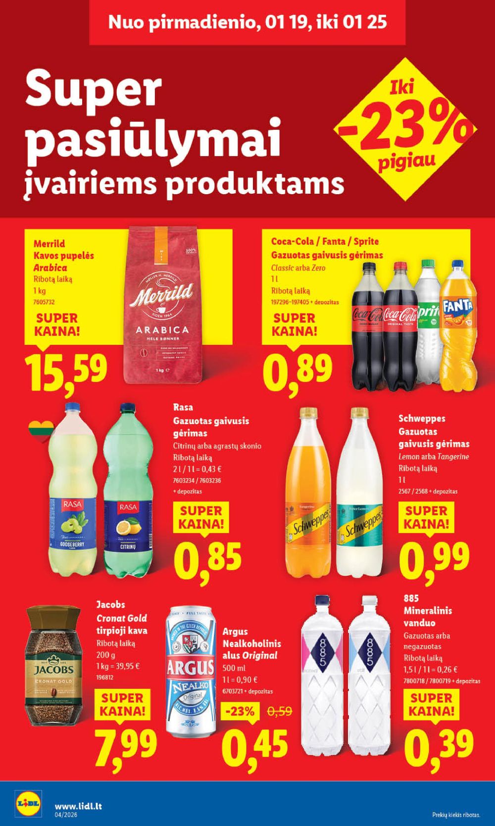 lidl - LIDL - Maisto prekių pasiūlymai (2026 01 19 - 2026 01 25) - page: 26