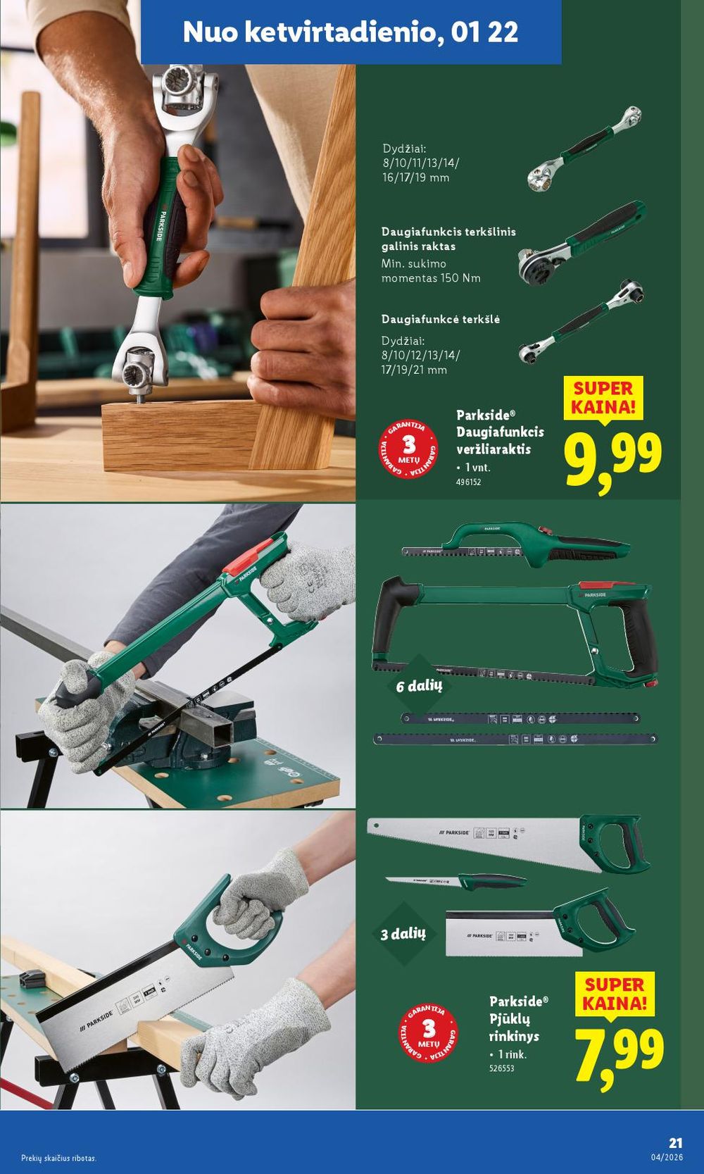 lidl - LIDL - Ne maisto prekių pasiūlymai (2026 01 19 - 2026 01 25) - page: 21