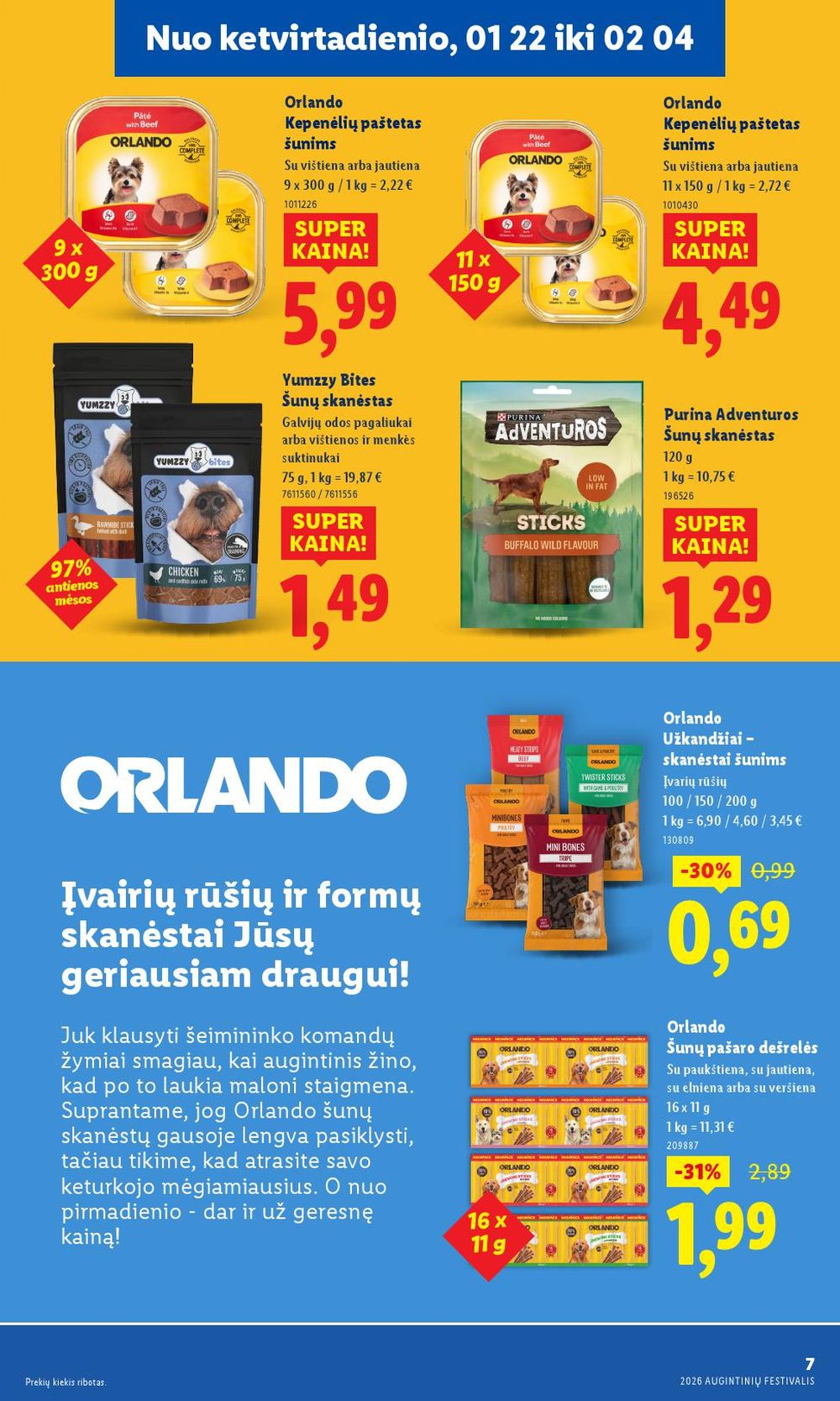 lidl - LIDL - Gyvūnų katalogas (2026 01 22 - 2026 02 04) - page: 7