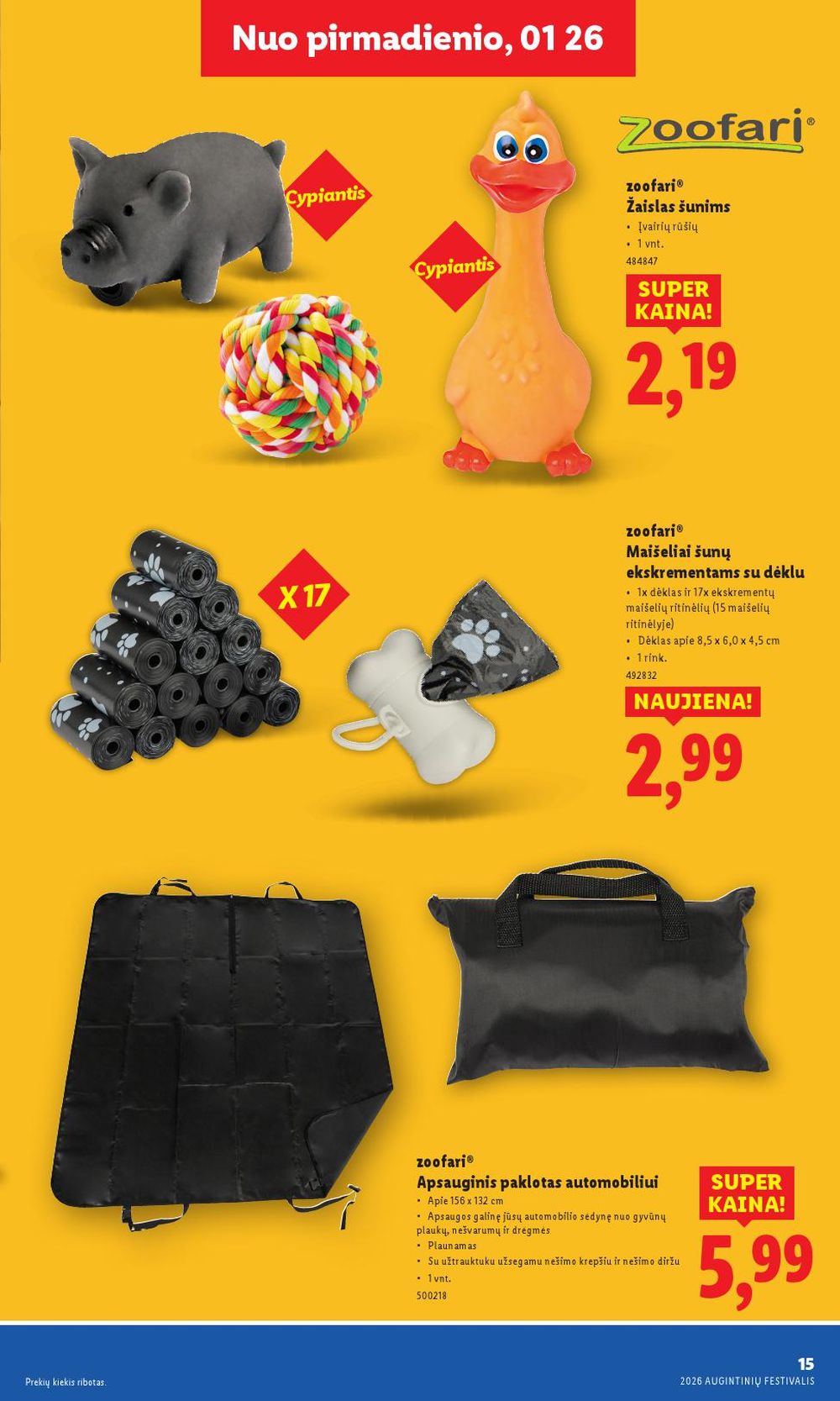 lidl - LIDL - Gyvūnų katalogas (2026 01 22 - 2026 02 04) - page: 15