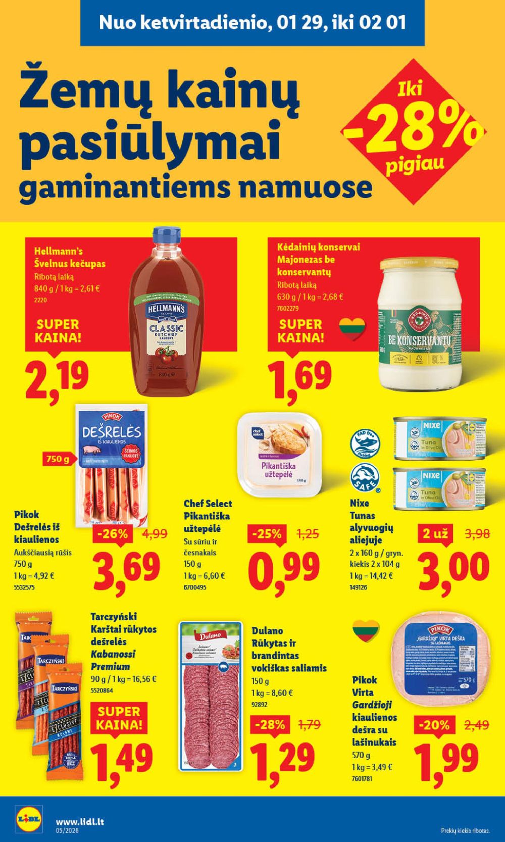 lidl - LIDL - Maisto prekių pasiūlymai (2026 01 26 - 2026 02 01) - page: 20