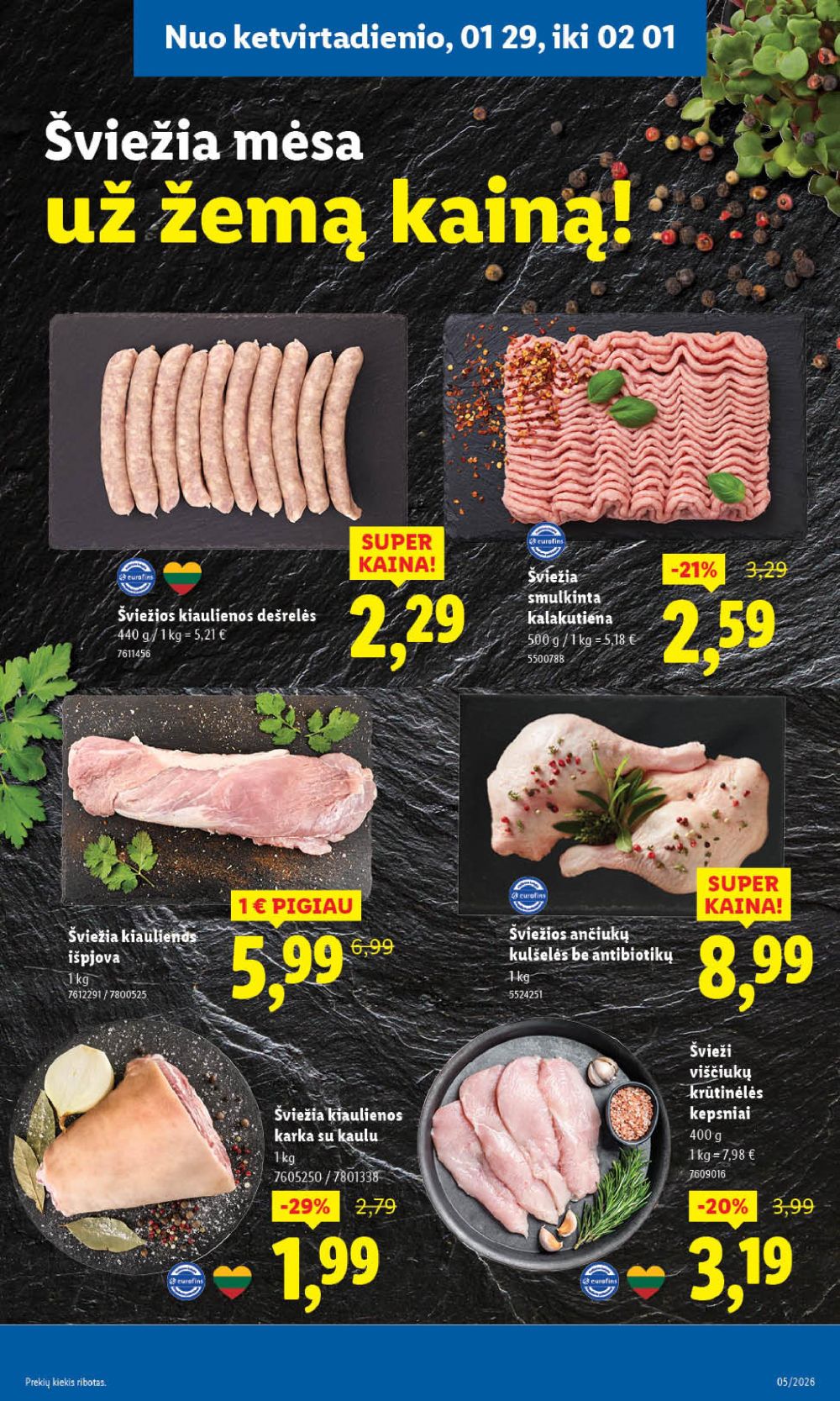lidl - LIDL - Maisto prekių pasiūlymai (2026 01 26 - 2026 02 01) - page: 29