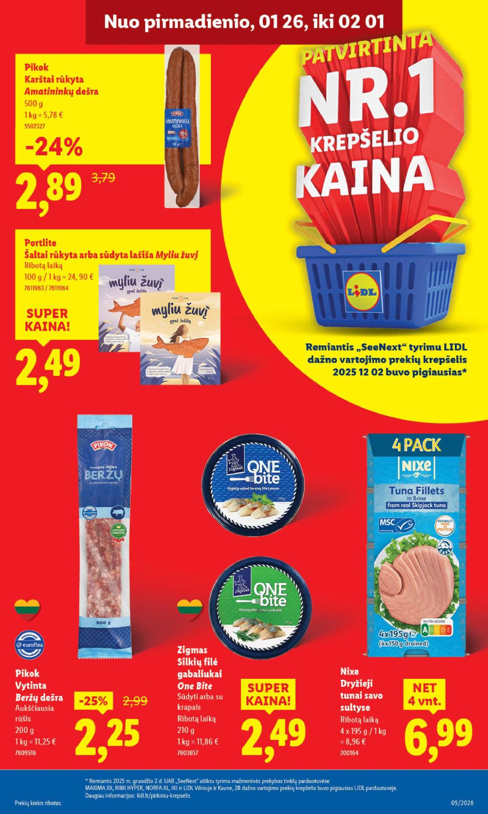 lidl - LIDL - Maisto prekių pasiūlymai (2026 01 26 - 2026 02 01) - page: 7