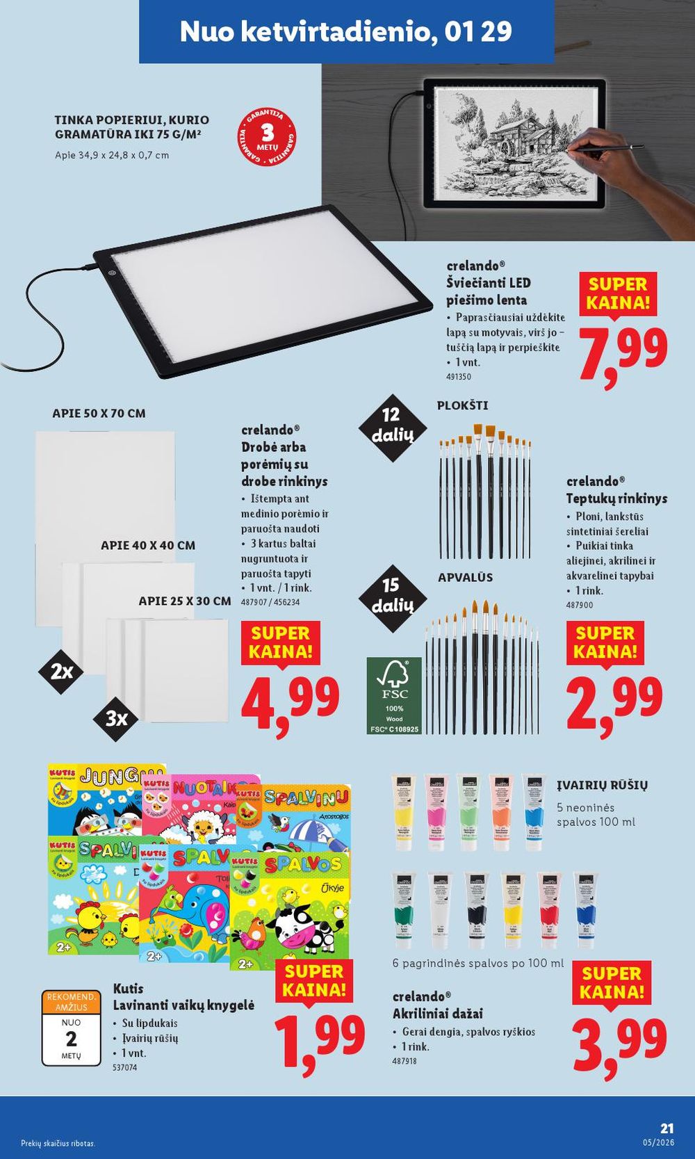 lidl - LIDL - Ne maisto prekių pasiūlymai (2026 01 26 - 2026 02 01) - page: 21