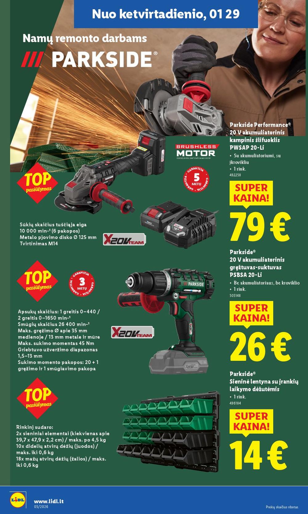 lidl - LIDL - Ne maisto prekių pasiūlymai (2026 01 26 - 2026 02 01) - page: 10