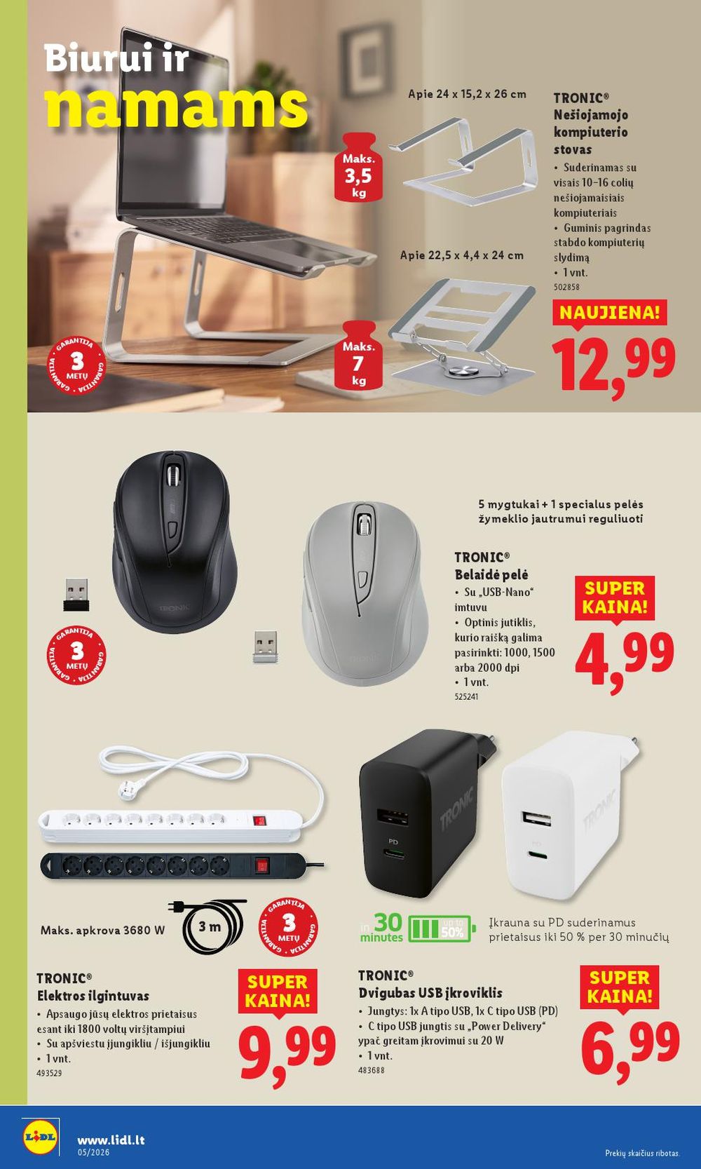 lidl - LIDL - Ne maisto prekių pasiūlymai (2026 01 26 - 2026 02 01) - page: 18