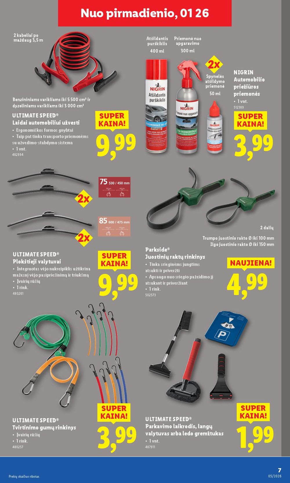 lidl - LIDL - Ne maisto prekių pasiūlymai (2026 01 26 - 2026 02 01) - page: 7