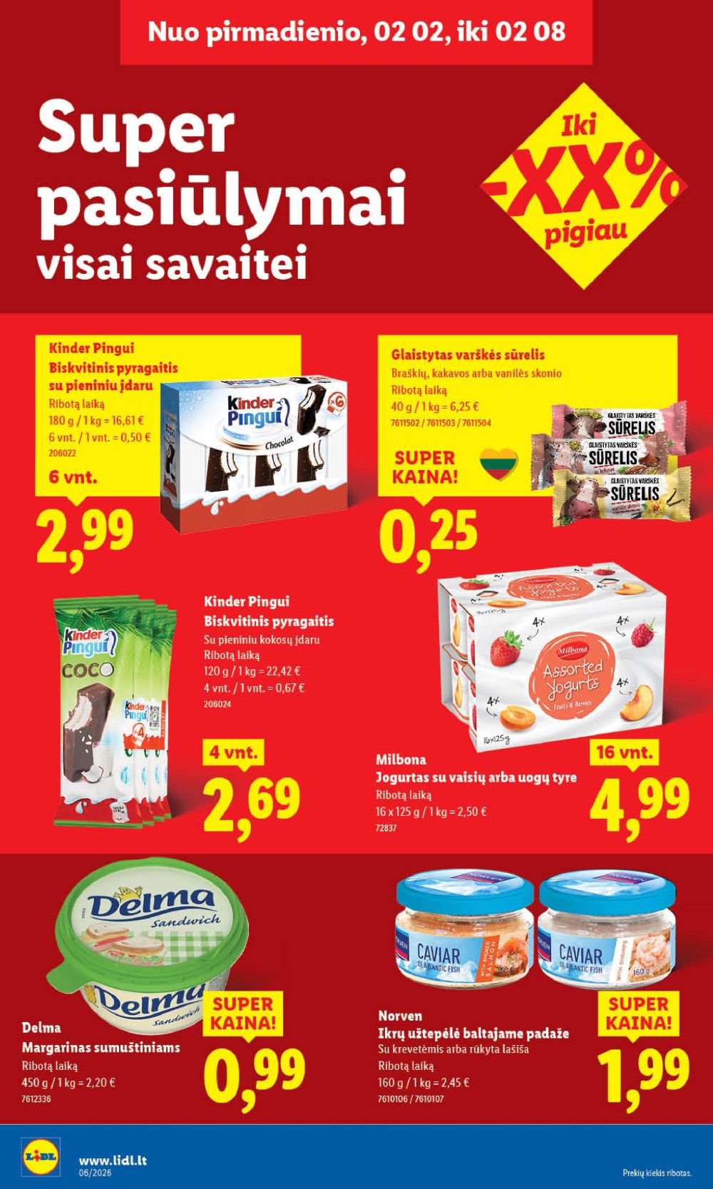 lidl - LIDL - Maisto prekių pasiūlymai (2026 02 02 - 2026 02 08) - page: 14