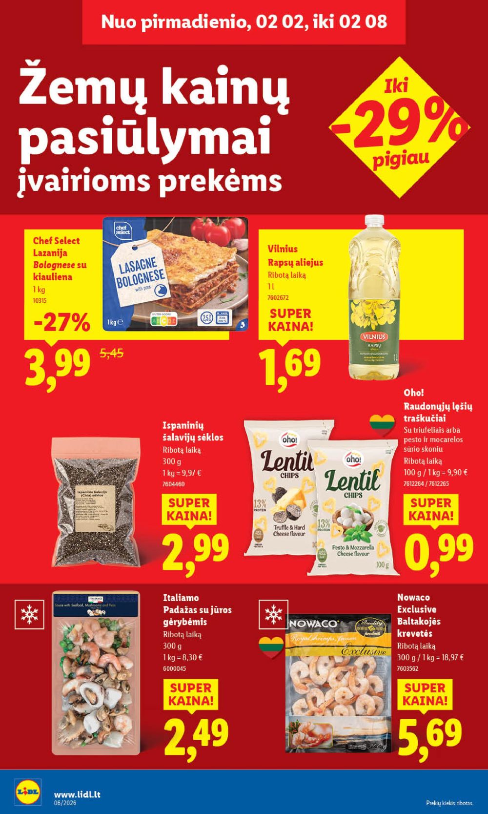 lidl - LIDL - Maisto prekių pasiūlymai (2026 02 02 - 2026 02 08) - page: 16
