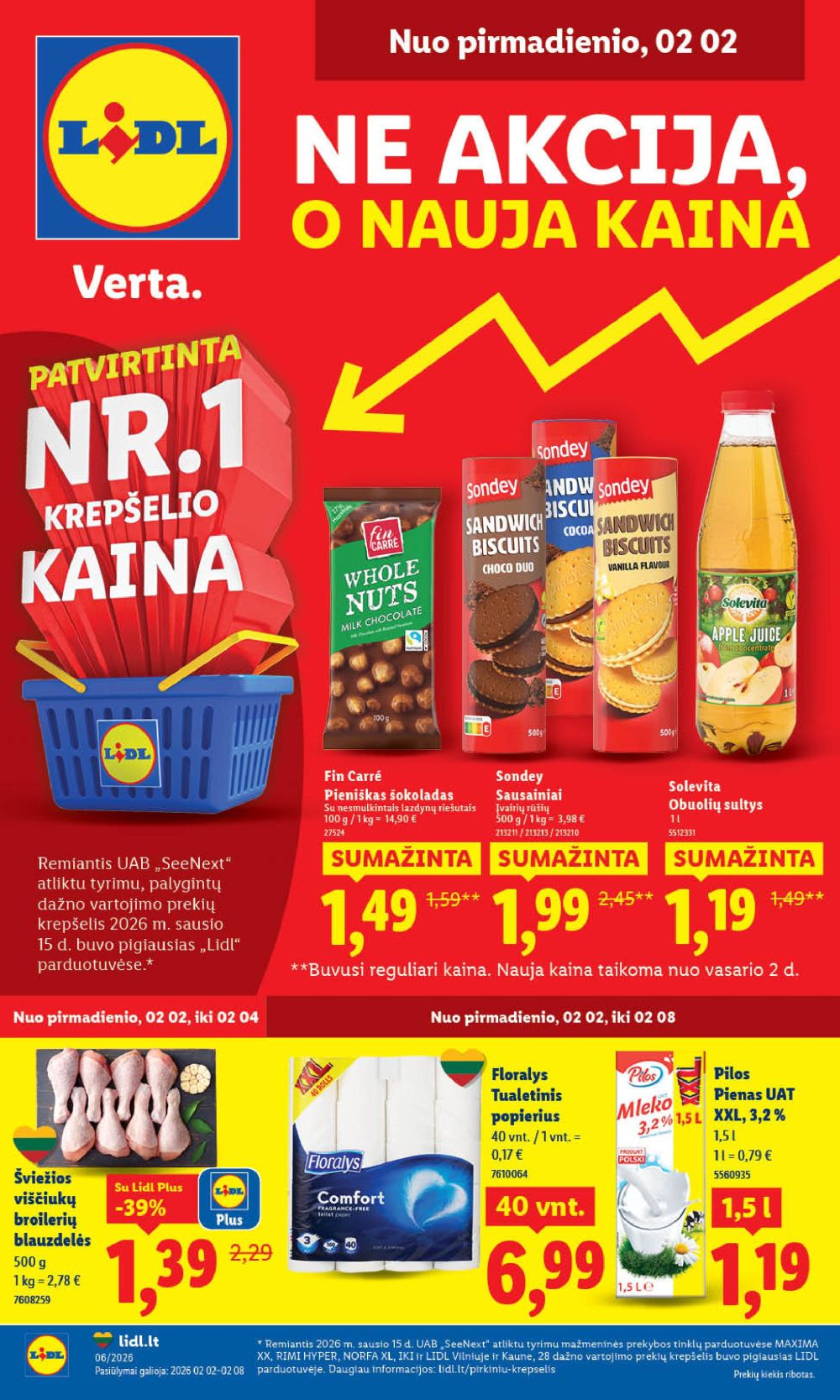 lidl - LIDL - Maisto prekių pasiūlymai (2026 02 02 - 2026 02 08)