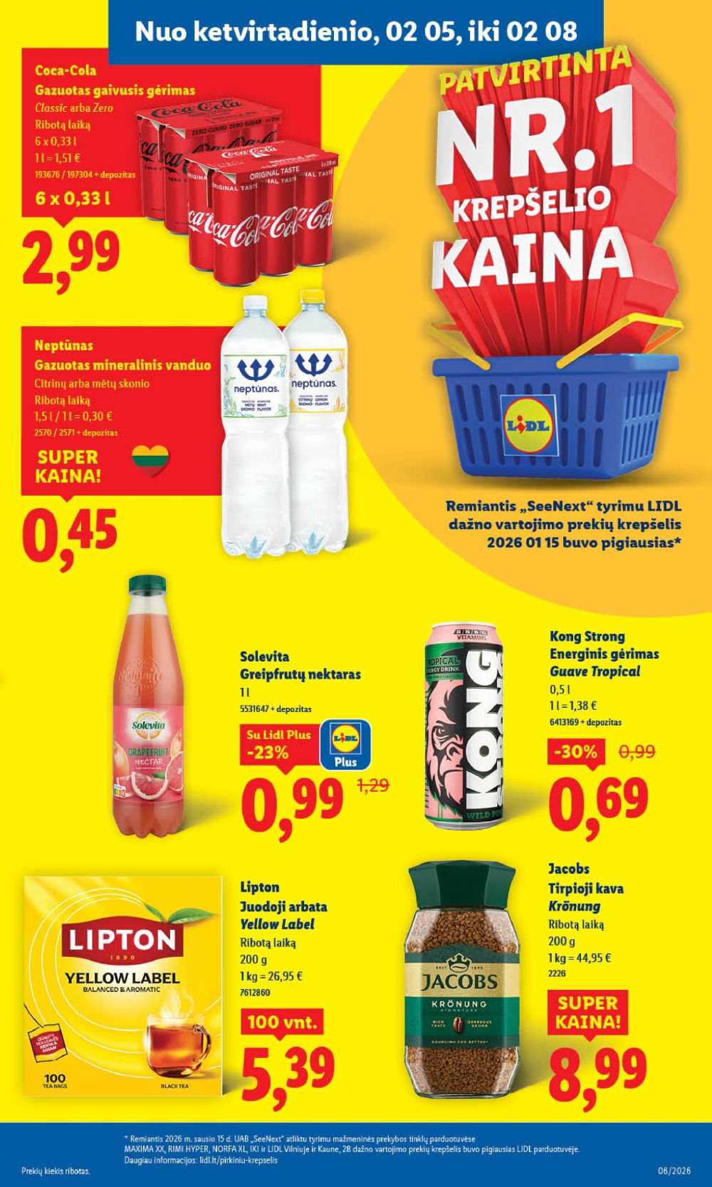 lidl - LIDL - Maisto prekių pasiūlymai (2026 02 02 - 2026 02 08) - page: 33