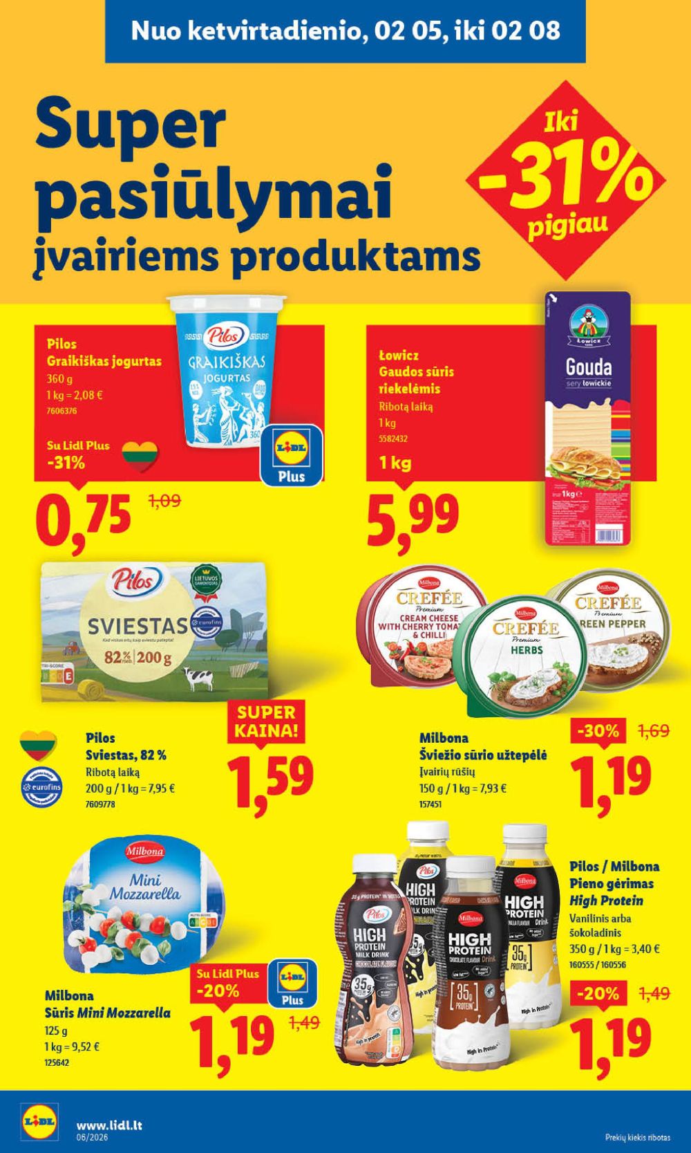 lidl - LIDL - Maisto prekių pasiūlymai (2026 02 02 - 2026 02 08) - page: 30