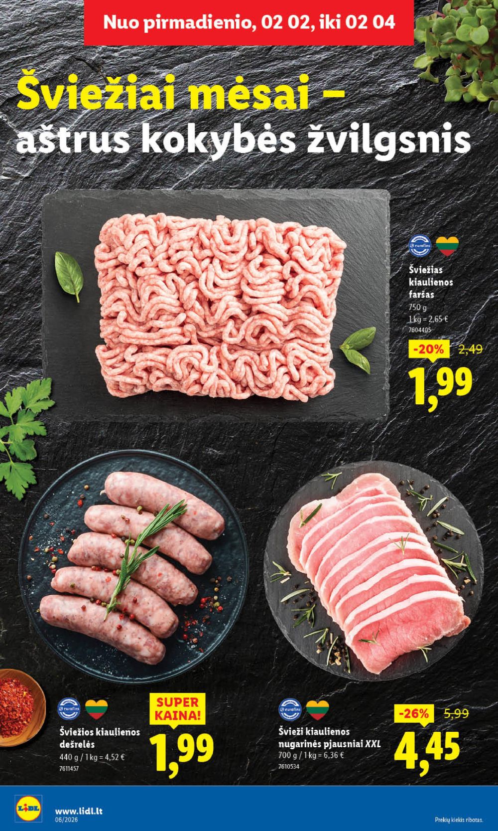 lidl - LIDL - Maisto prekių pasiūlymai (2026 02 02 - 2026 02 08) - page: 6
