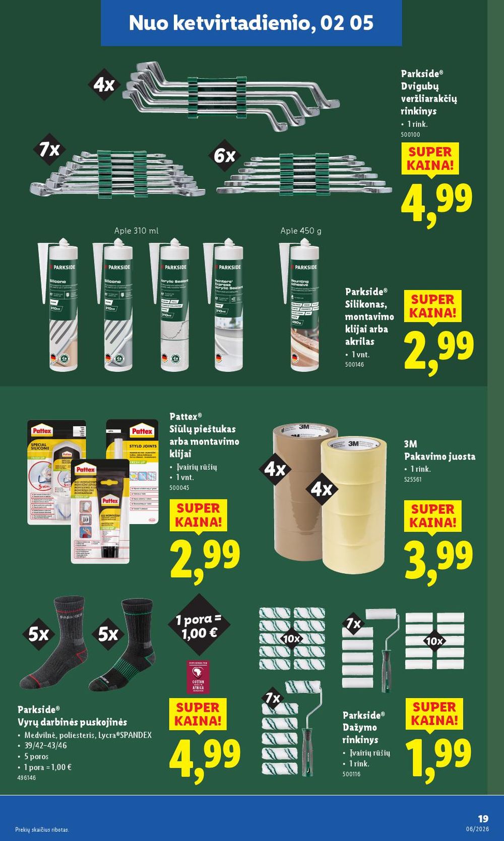 lidl - LIDL - Ne maisto prekių pasiūlymai (2026 02 02 - 2026 02 08) - page: 19