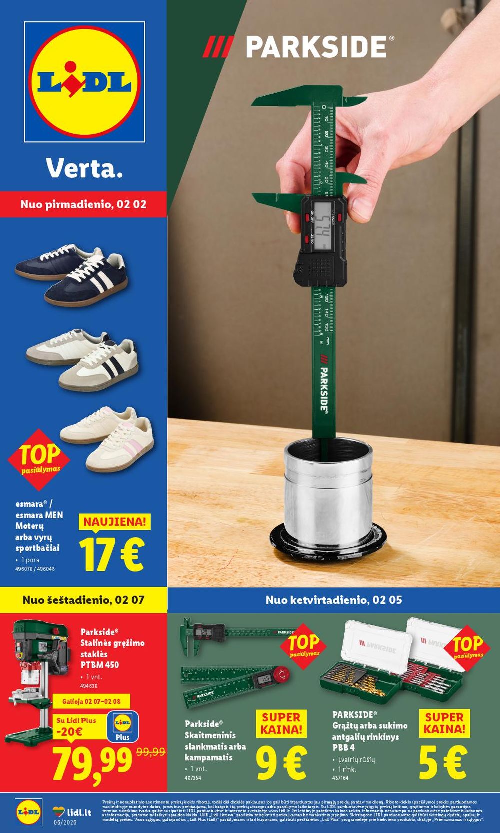 lidl - LIDL - Ne maisto prekių pasiūlymai (2026 02 02 - 2026 02 08) - page: 1