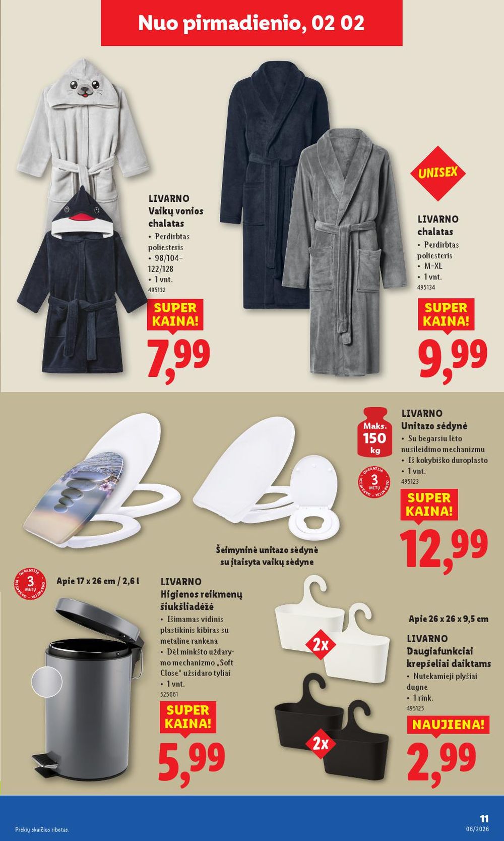 lidl - LIDL - Ne maisto prekių pasiūlymai (2026 02 02 - 2026 02 08) - page: 11