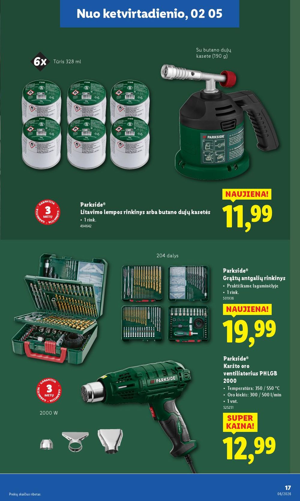 lidl - LIDL - Ne maisto prekių pasiūlymai (2026 02 02 - 2026 02 08) - page: 17