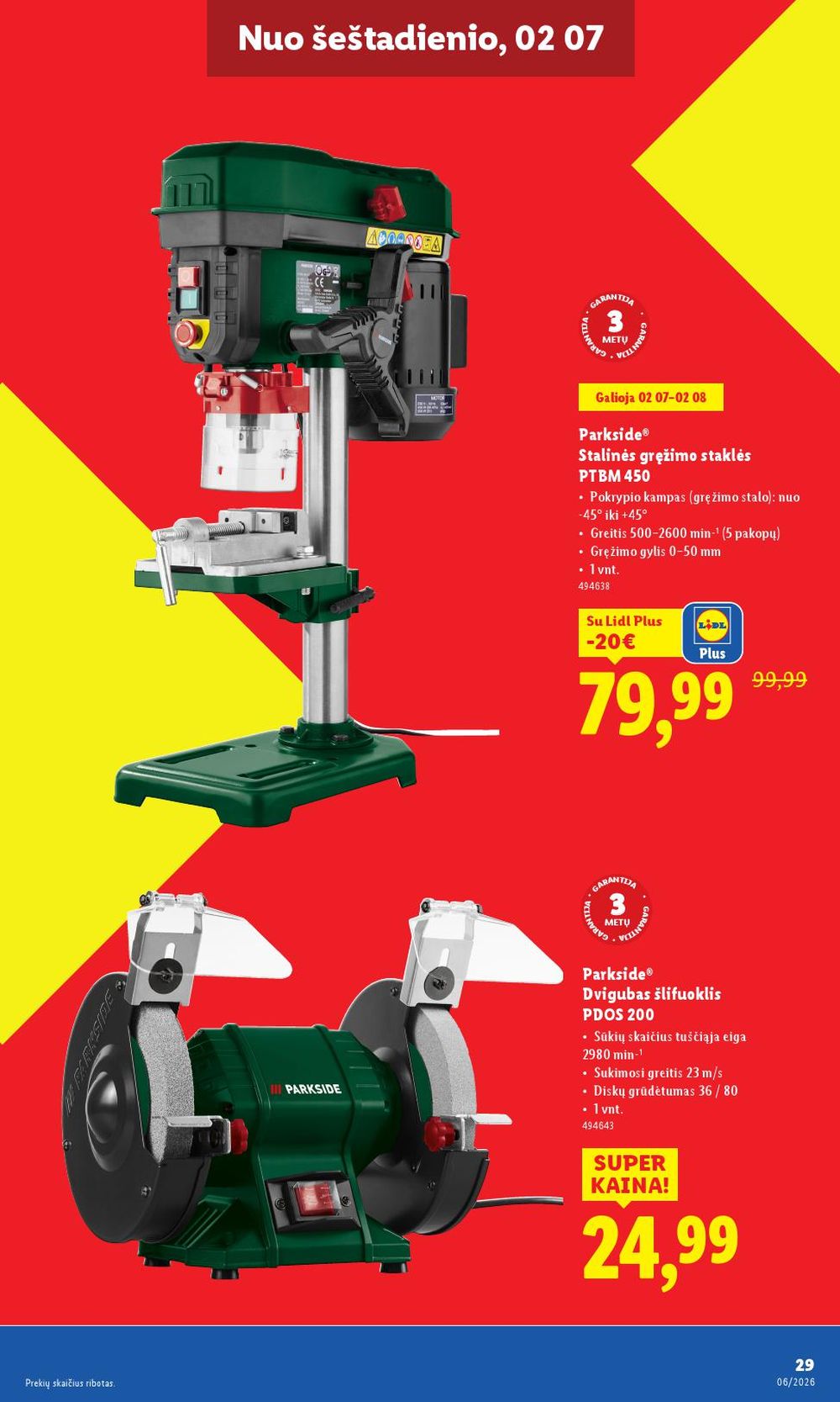 lidl - LIDL - Ne maisto prekių pasiūlymai (2026 02 02 - 2026 02 08) - page: 29