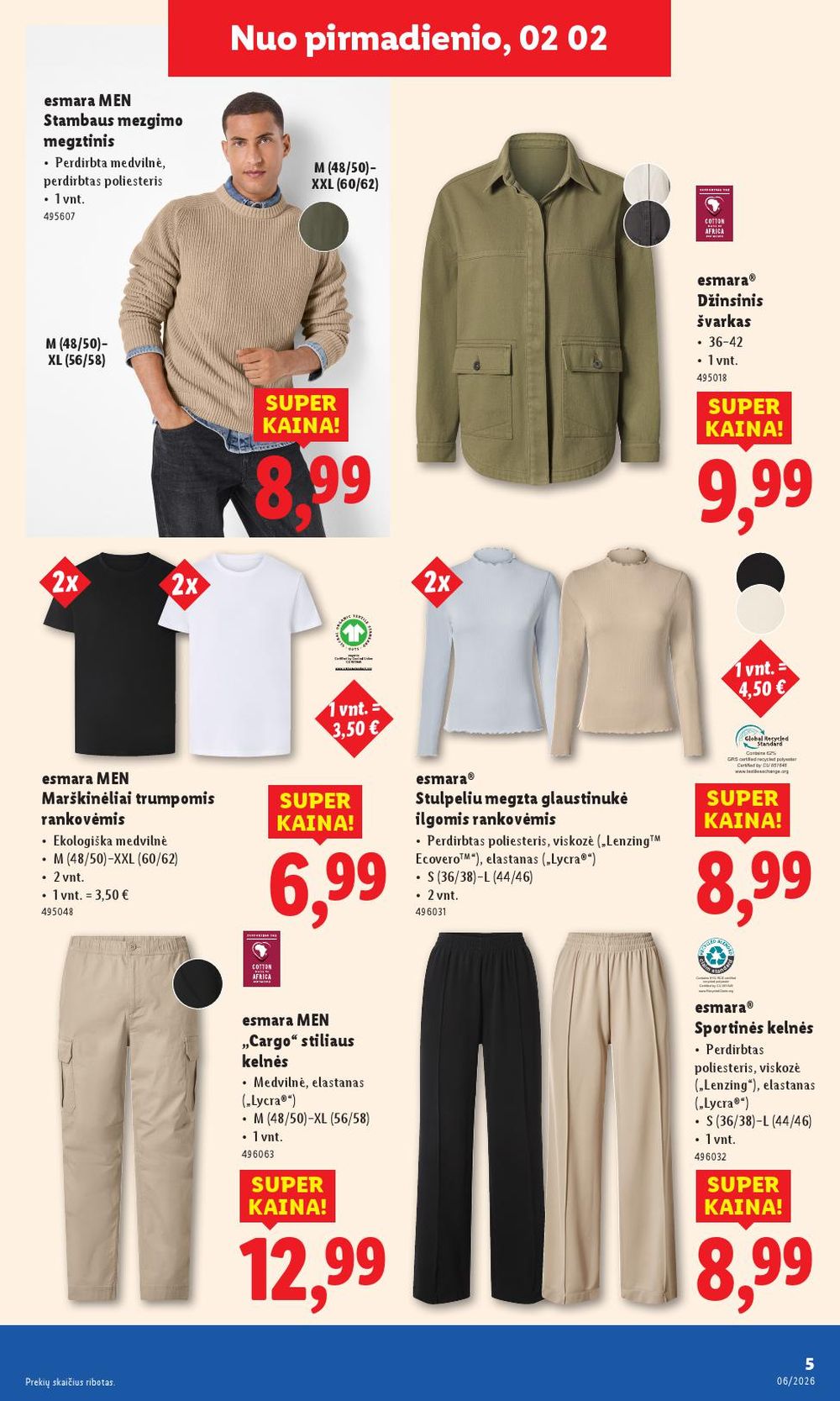 lidl - LIDL - Ne maisto prekių pasiūlymai (2026 02 02 - 2026 02 08) - page: 5