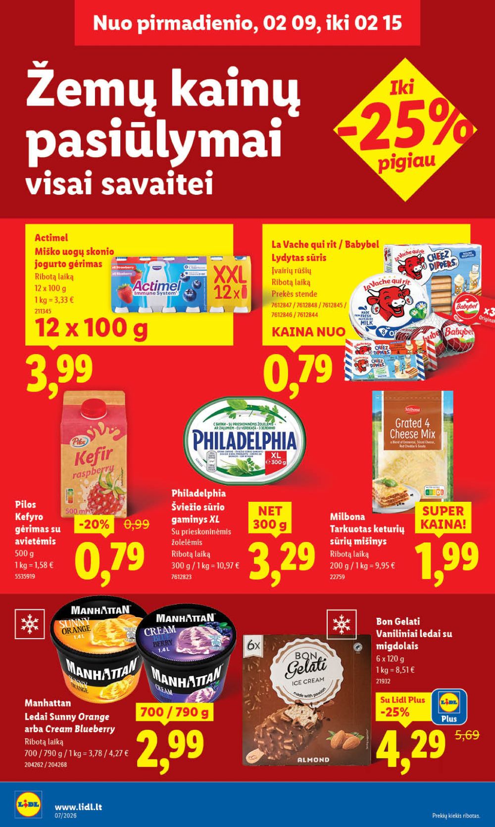 lidl - LIDL - Maisto prekių pasiūlymai (2026 02 09 - 2026 02 15) - page: 14