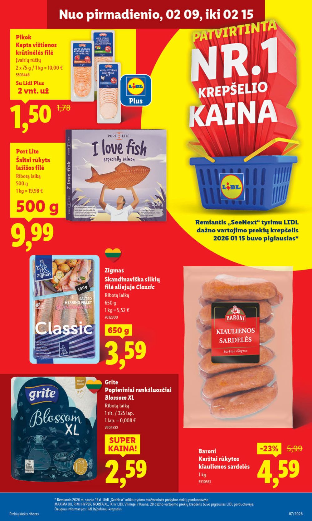 lidl - LIDL - Maisto prekių pasiūlymai (2026 02 09 - 2026 02 15) - page: 7