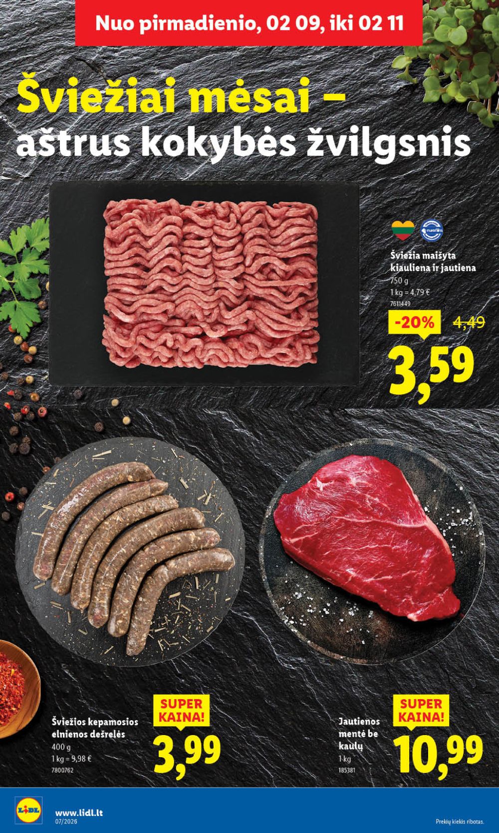 lidl - LIDL - Maisto prekių pasiūlymai (2026 02 09 - 2026 02 15) - page: 6