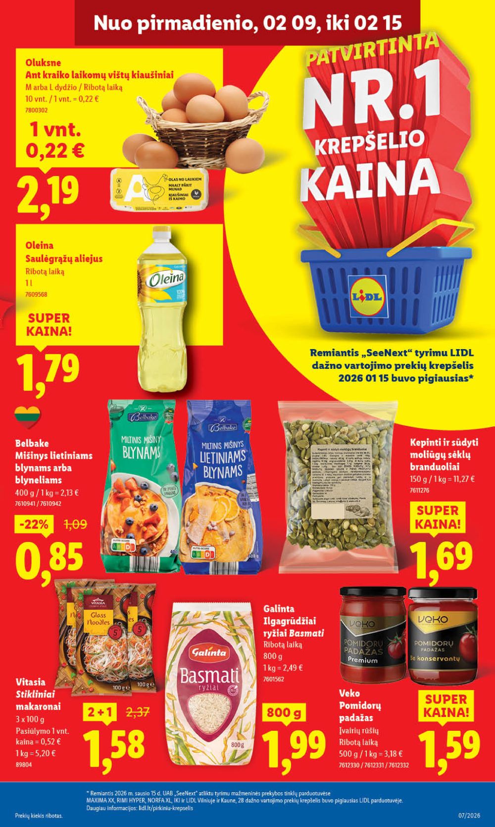 lidl - LIDL - Maisto prekių pasiūlymai (2026 02 09 - 2026 02 15) - page: 15
