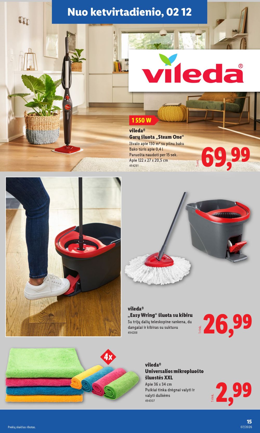 lidl - LIDL - Ne maisto prekių pasiūlymai (2026 02 09 - 2026 02 15) - page: 15