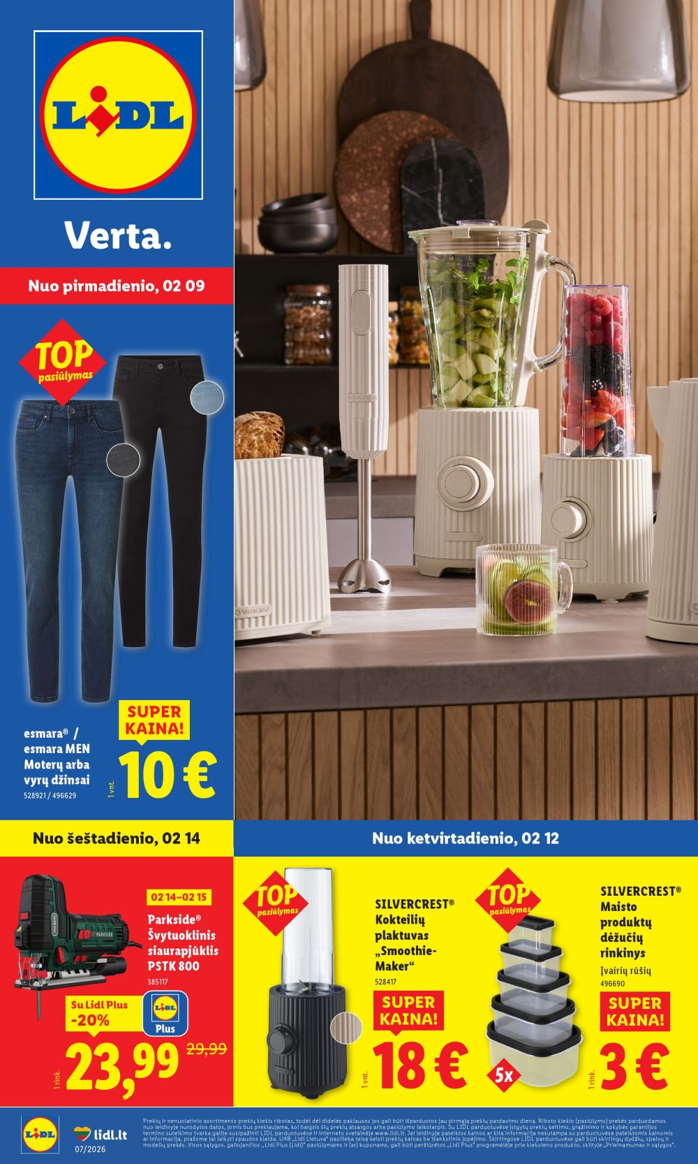 lidl - LIDL - Ne maisto prekių pasiūlymai (2026 02 09 - 2026 02 15) - page: 1