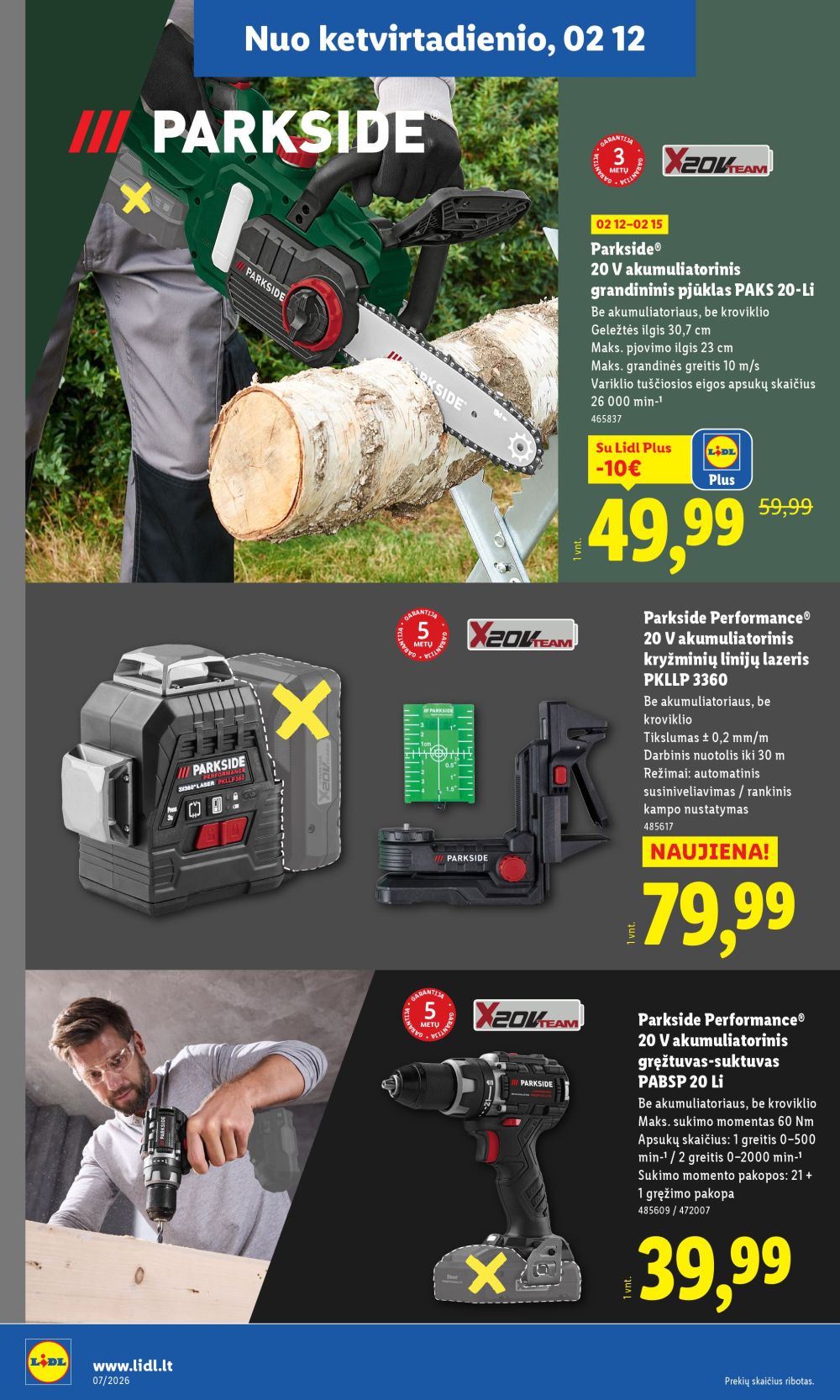 lidl - LIDL - Ne maisto prekių pasiūlymai (2026 02 09 - 2026 02 15) - page: 22