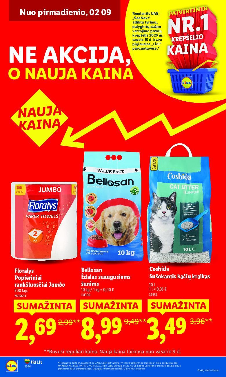lidl - Didysis kainų mažinimas (2026-01-05 - 2026-02-22)