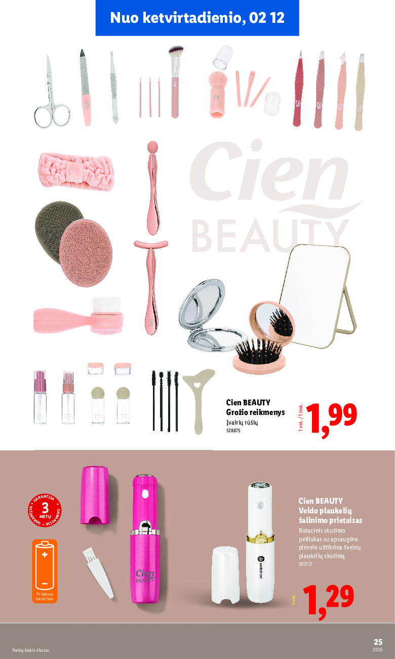 lidl - Grožio festivalis (2026-02-09 - 2026-02-25) - page: 25